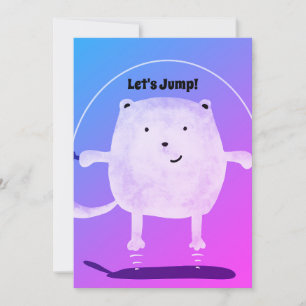 Let's Jump! Invitation