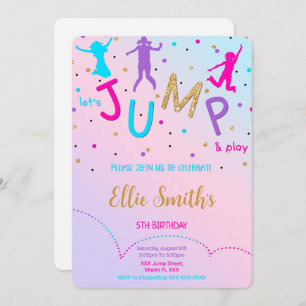 Let's Jump Invitation