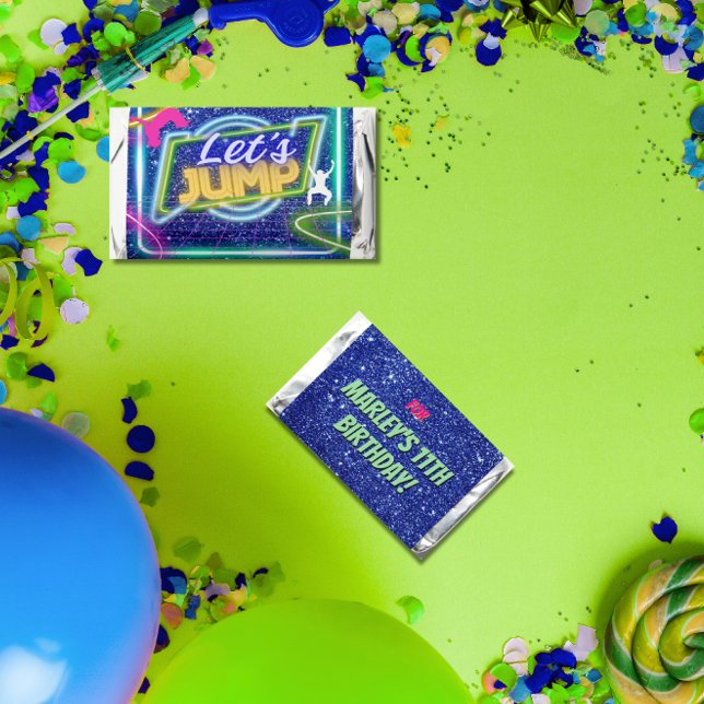 Let's Jump Party Bounce Neon Trampoline Park  Hershey's Miniatures (Creator Uploaded)
