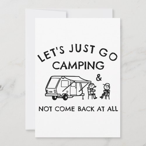 lets just go camp t_shirts