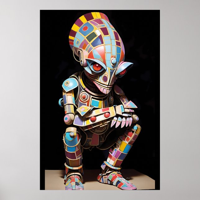  Let's Keep to Our Shells Ken Gage Sci-Fi Poster (Front)