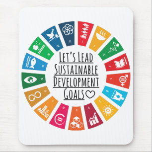 Let's Lead Sustainability Goals 2030 Mouse Pad