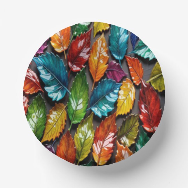 Let's Leaf - Paper Plate Bowls (Front)