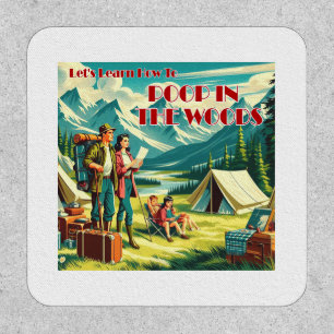 Let's Learn How To Poop In The Woods Camping Patch