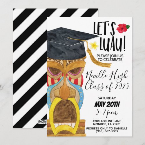 Let's Luau Party Invitation
