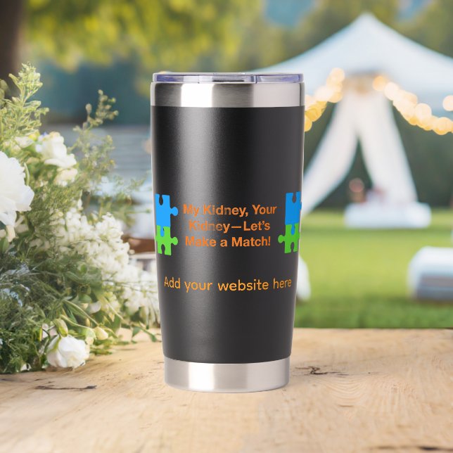 Let's Make a Match  Insulated Tumbler (Wedding (Rotated))