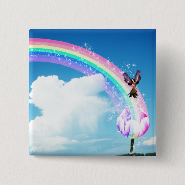 Let's Make a Rainbow Button (Front)