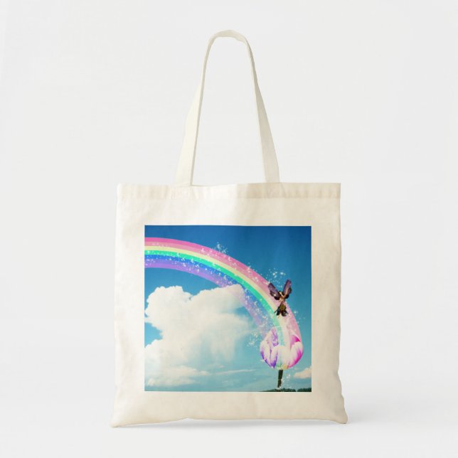 Let's Make a Rainbow Tote Bag (Front)