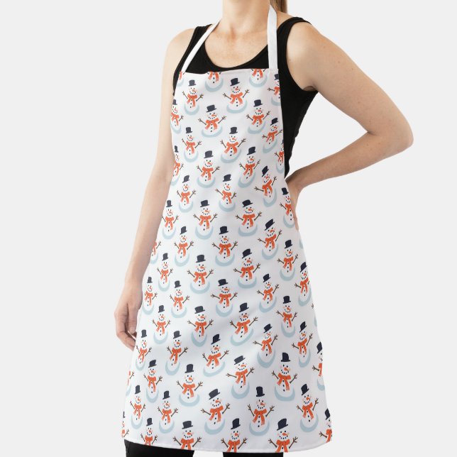 Let's make a snowman! apron (Insitu)