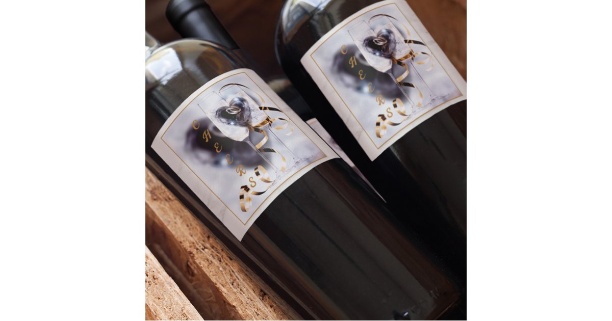 Let's Make A Toast! Cheers! Wine Label | Zazzle
