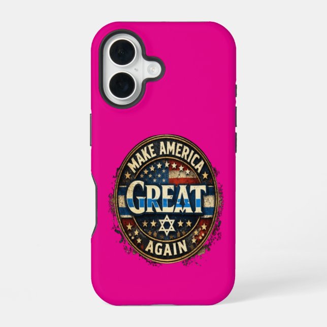 Let's make America great again iPhone Case (Back)