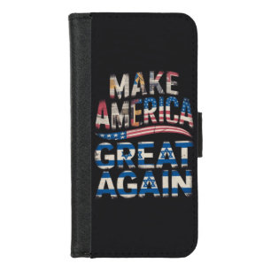 Let's make America great again iPhone 8/7 Wallet Case