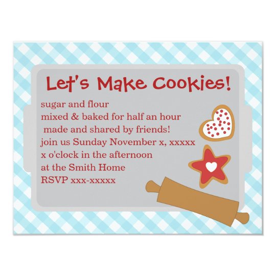 Let's Make Cookies Card