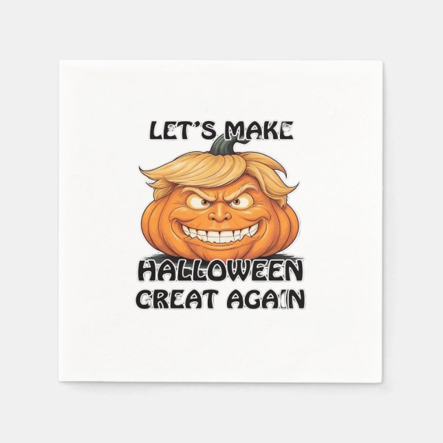 Let's Make Halloween Great Again Classic Napkins (Front)