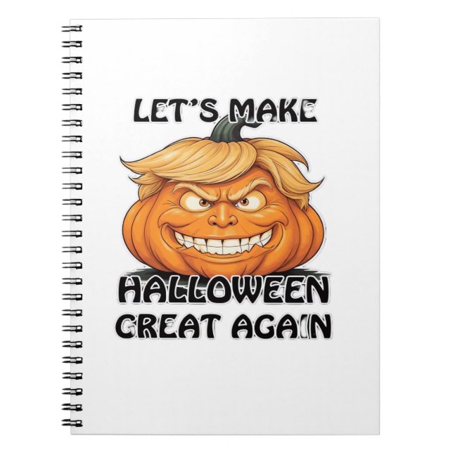 Let's Make Halloween Great Again Classic Notebook (Front)