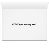Lets make harmony together Marriage Proposal Card (Inside Horizontal (Bottom))