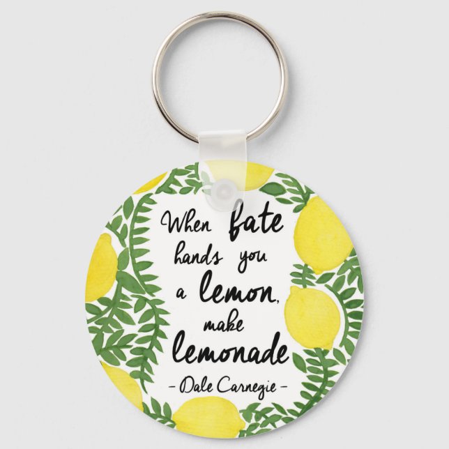Let's Make Lemonade Keychain (Front)