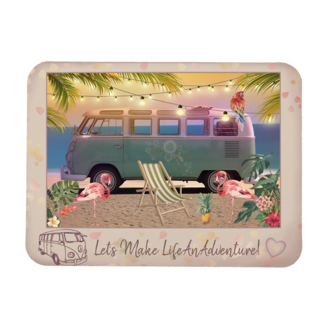 Let's Make Life An Adventure Magnet (Horizontal)
