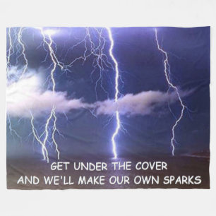 LET'S MAKE OUR OWN SPARKS FLEECE BLANKET