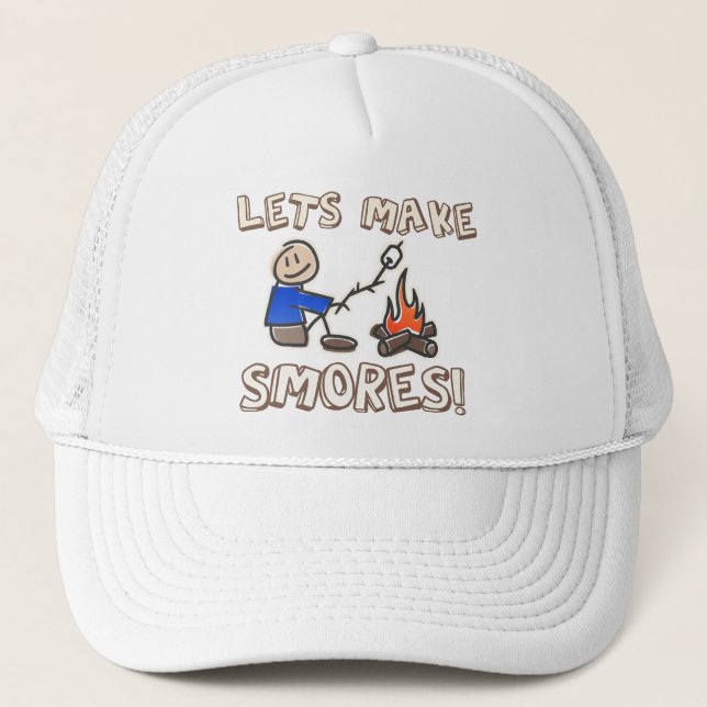 Lets make S'mores! Trucker Hat (Front)