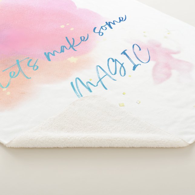 Let's Make Some Magic Fleece Blanket | Cozy Inspir (3/4)