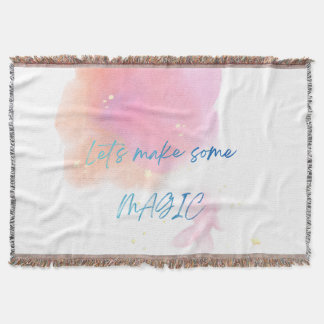 Let's Make Some Magic Fleece Blanket | Cozy Inspir