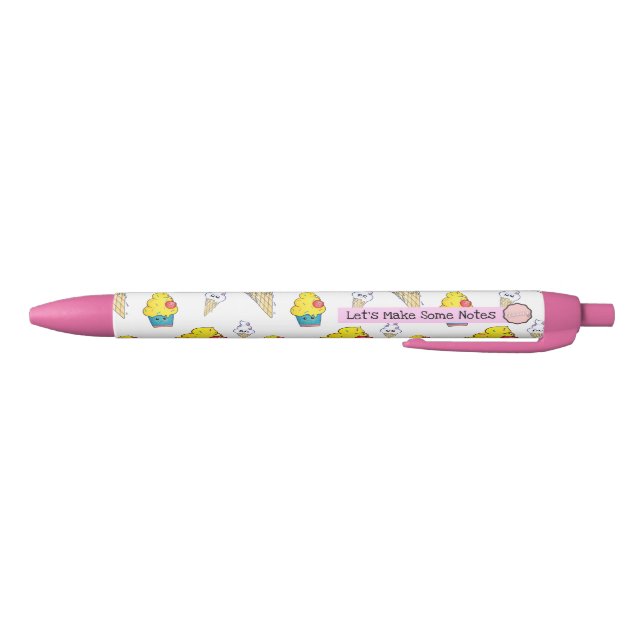 Let's Make Some Notes, Ice Cream Cupcake Pen (Bottom)