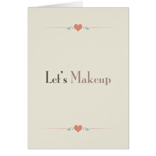 Let's Makeup Cards (Front)