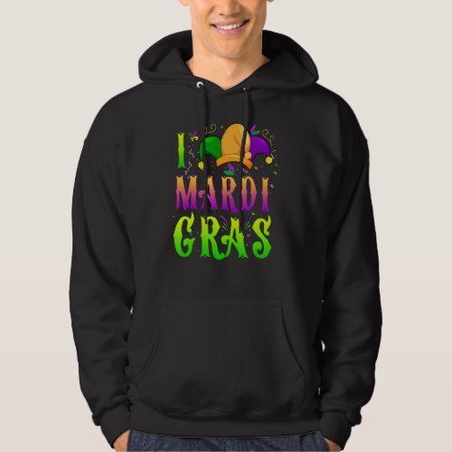 Lets Mardi Gras Yall Celebrating Party L Love Ma Hoodie