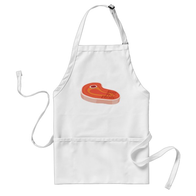 Let's Meat Up! Adult Apron (Front)