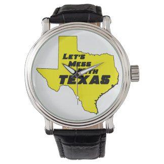 Let's Mess With Texas Yellow Watch