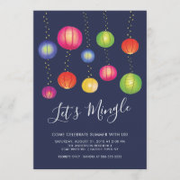 Let's Mingle Summer Party Invitation