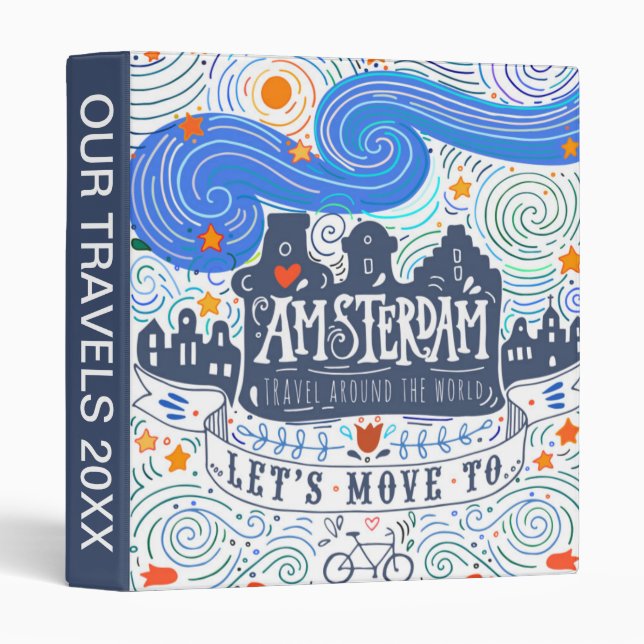 Let's Move To Amsterdam Binder (Front/Spine)