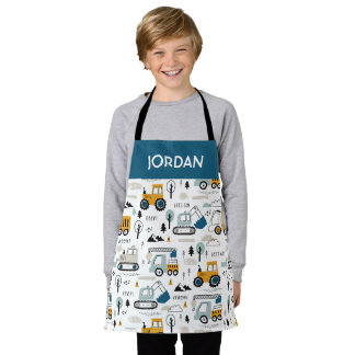 Let's Move Vehicle Pattern Apron
