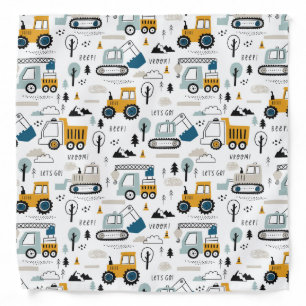 Let's Move Vehicle Pattern Bandana