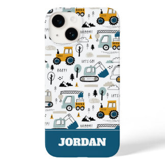 Let's Move Vehicle Pattern Case-Mate iPhone 14 Case