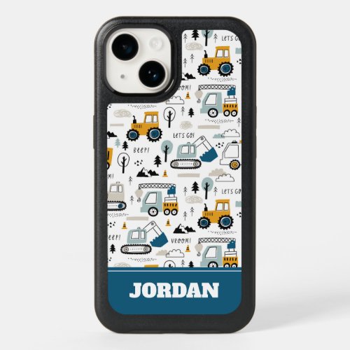 Lets Move Vehicle Pattern OtterBox iPhone 14 Case