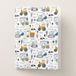 Let's Move Vehicle Pattern Pocket Folder