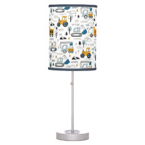 Let's Move Vehicle Pattern Table Lamp