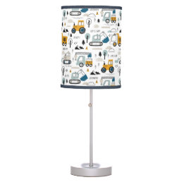 Let&#39;s Move Vehicle Pattern Table Lamp