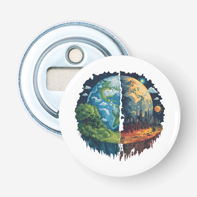 Lets not kill the planet bottle opener (Front)