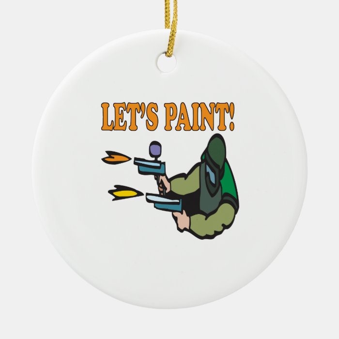 Lets Paint Christmas Ornaments