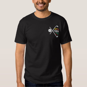 "Let's Par Tee" Funny Golf Bold Embroidery Embroidered T-Shirt