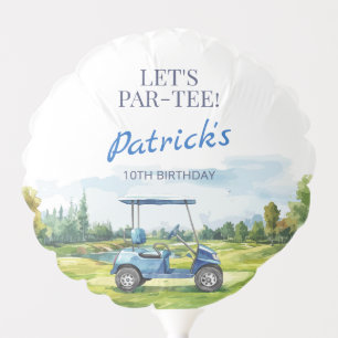 Let's Par-Tee Golf Any Age Birthday Balloon