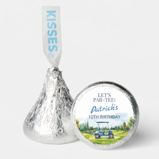 Let's Par-Tee Golf Any Age Birthday Hershey®'s Kisses® (Front)