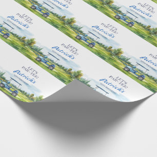 Let's Par-Tee Golf Any Age Birthday Wrapping Paper