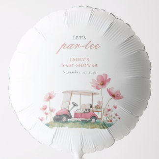 Let's Par-tee Golf Baby Shower Balloon