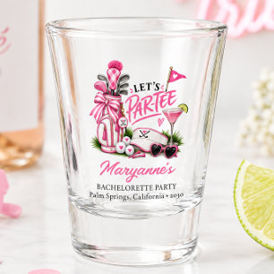 Let's Par Tee Golf Bachelorette Party Shot Glass