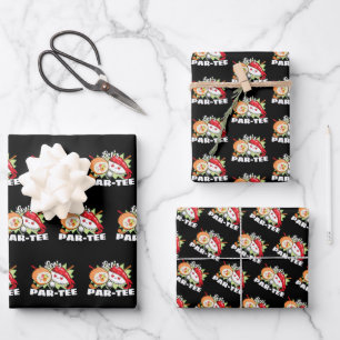 Lets Par Tee Golf Pun - Golfing Party Wrapping Paper Sheets