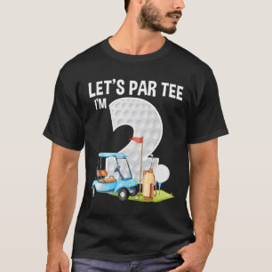 Let's Par Tee I'm 2 2nd Birthday Party Golf Birthd